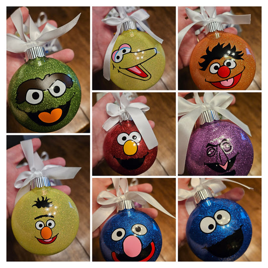 Sesame Street Inspired Ornaments