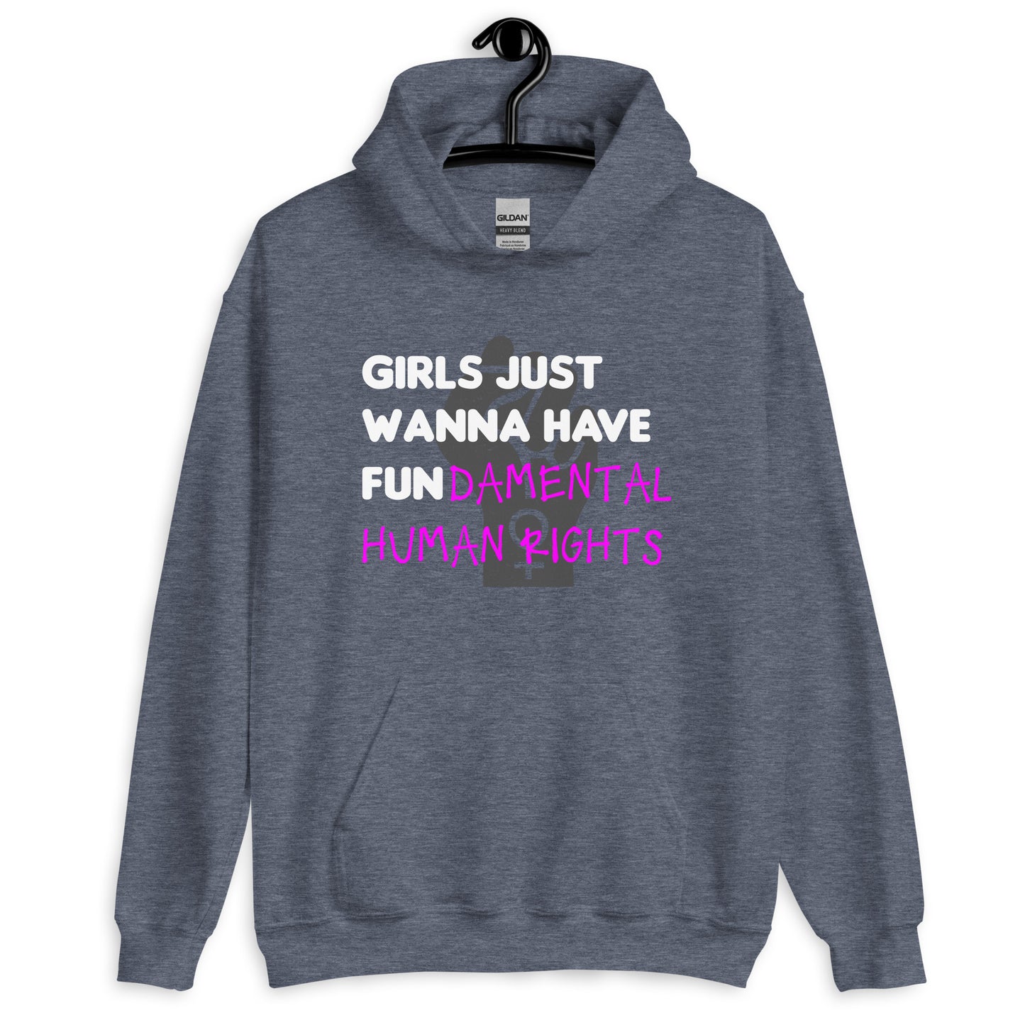 Girls Just Wanna Have Fundamental Human Rights Unisex Hoodie