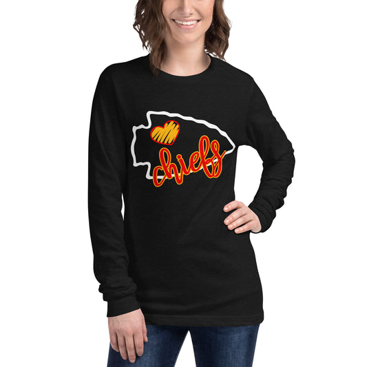 Love Chiefs Unisex Long Sleeve Tee