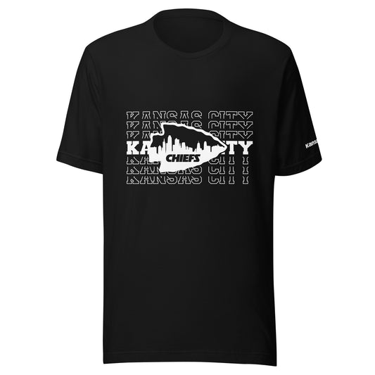 Stacked Kansas City Arrowhead Unisex t-shirt