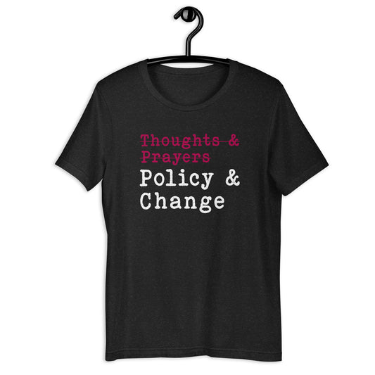 Policy & Change Unisex t-shirt