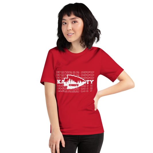 Stacked Kansas City Arrowhead Unisex t-shirt