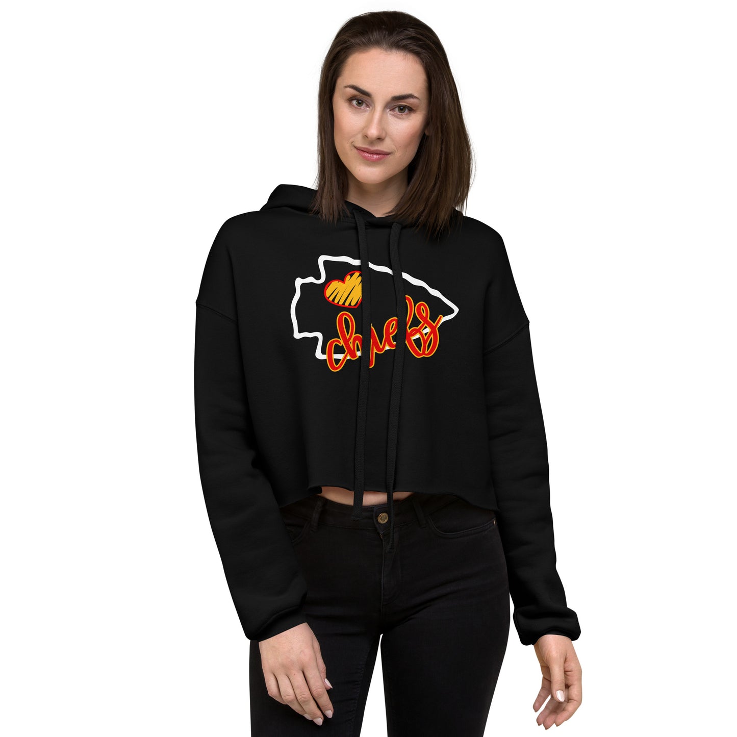 Love Chiefs Cropped Hoodie